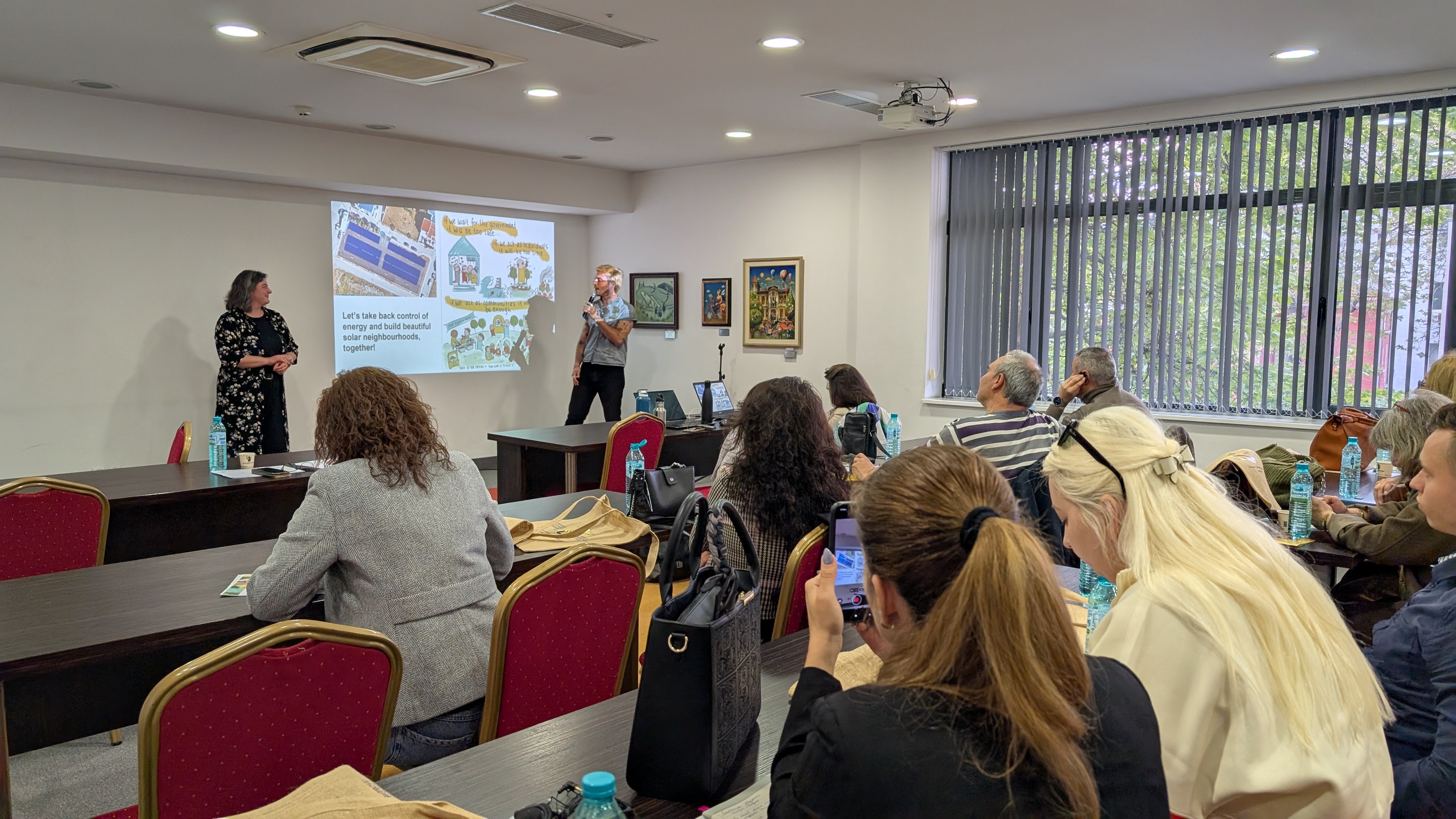 Participants at a Life COMET workshop in Plovdiv, Bulgaria 2