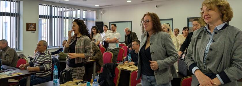 Participants at a Life COMET workshop in Plovdiv, Bulgaria